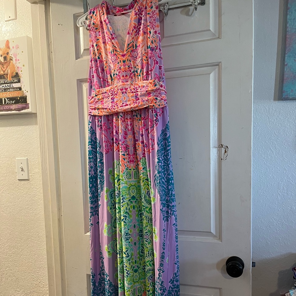 Vibrant Multicolor Maxi Dress